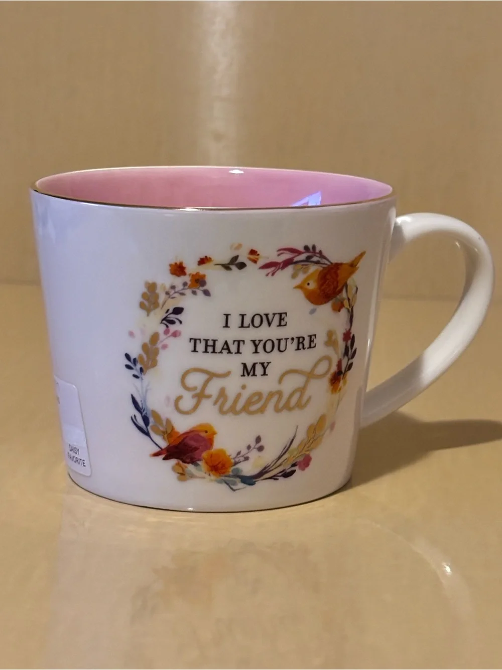 “I LOVE THAT YOU’RE MY FRIEND” Ceramic Mug with Box
